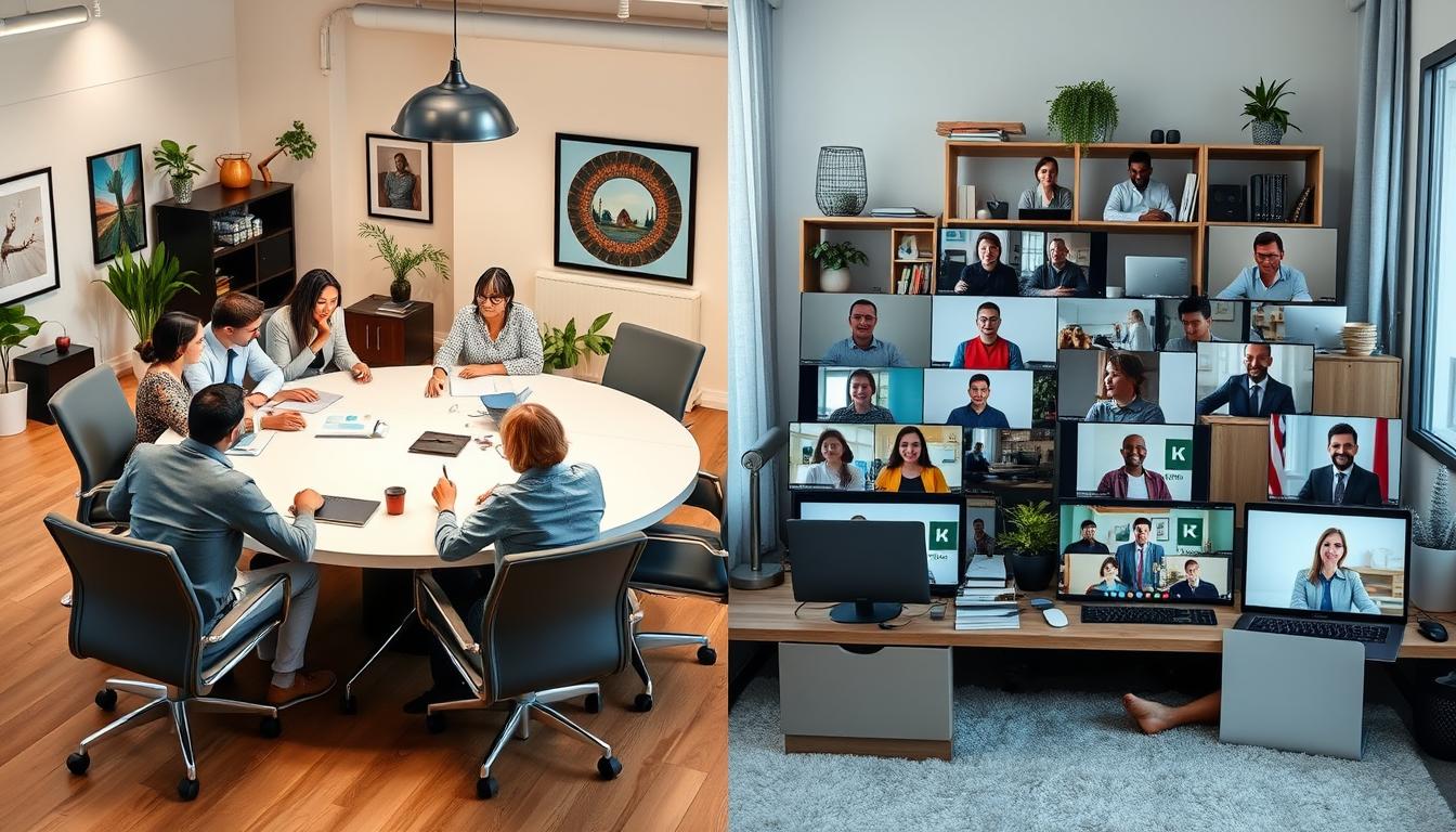 Präsenz Meetings vs Online Meetings